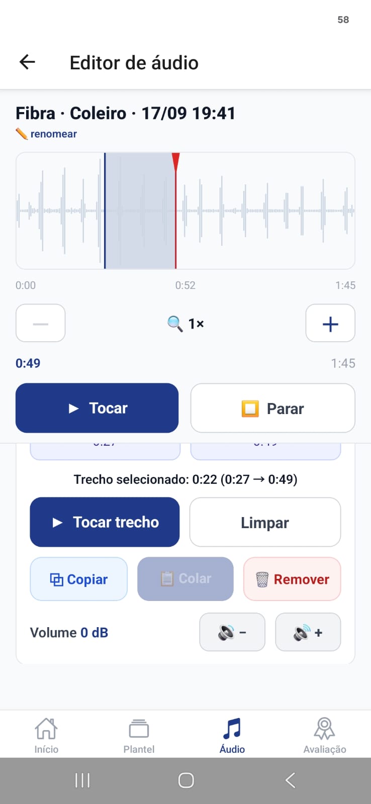 Editor de canto